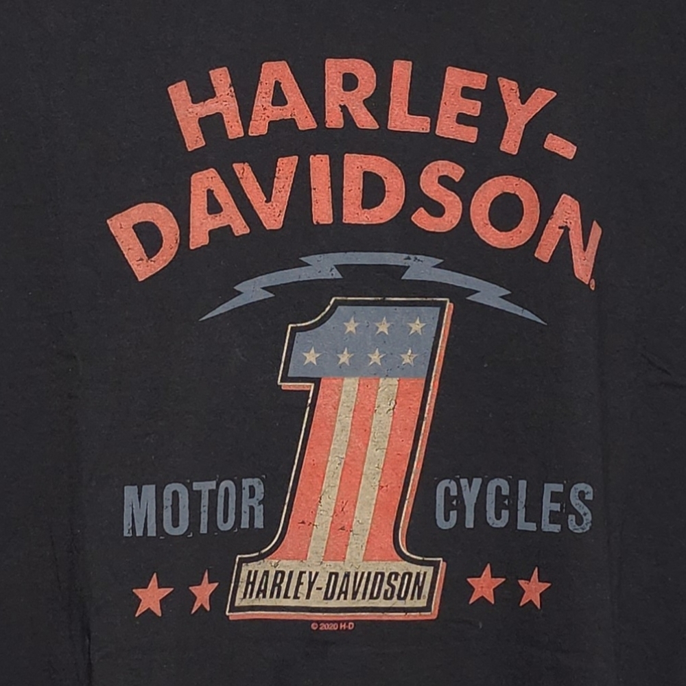 Harley Davidson T Shirt Men's 5XL Black Wisconsin H-D OCNOMOWOC WI Graphic #1 - Picture 3 of 5